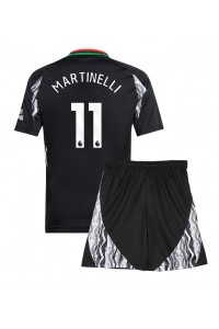 Arsenal Gabriel Martinelli #11 Babytruitje Uit tenue Kind 2024-25 Korte Mouw (+ Korte broeken)